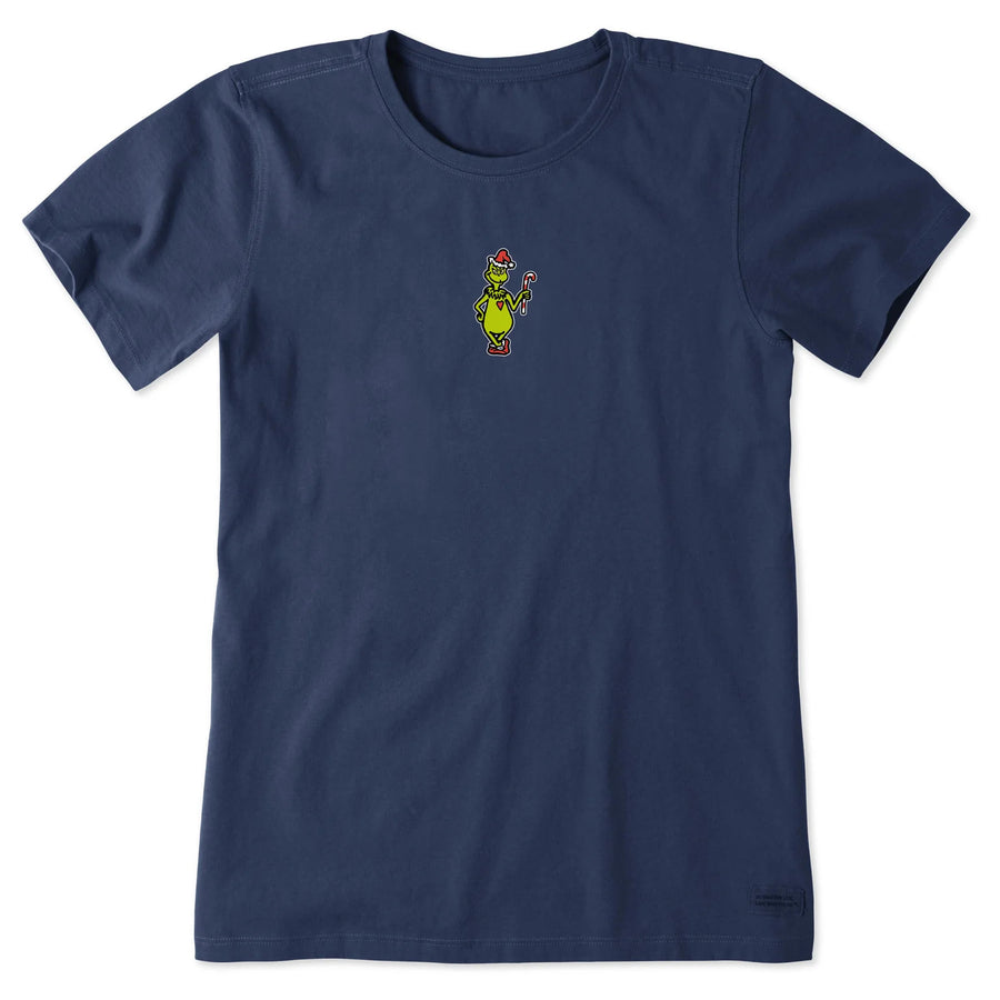 Life is Good Women's Mini Grinch Short Sleeve Crusher Tee