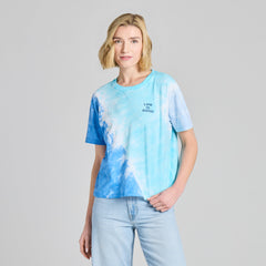 Life is Good Women's Stacked Life is Good Women’s Crusher Boxy Tie-Dye Tee