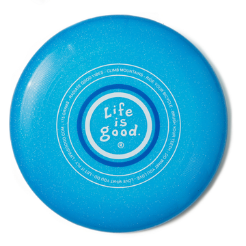 Life is Good Vintage Wordmark Stacked Disc