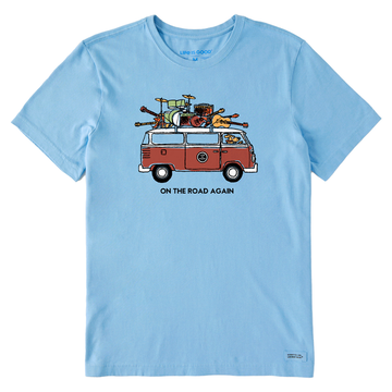 Life is Good Men's On the Road Again Van Crusher Tee