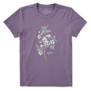 Life is Good Women's Antique Plum Blossom Painting Crusher Tee