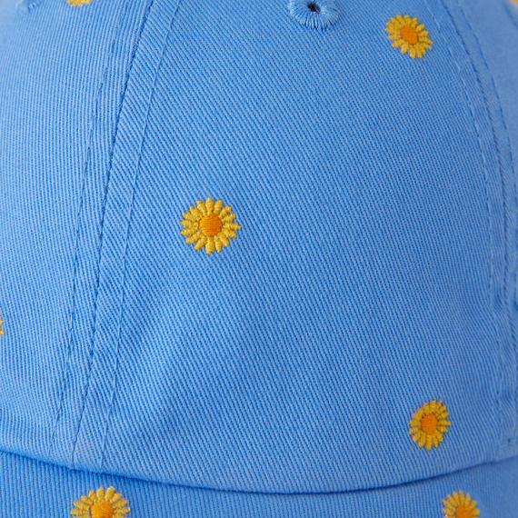 Life is Good Sunflower Pattern Chill Cap