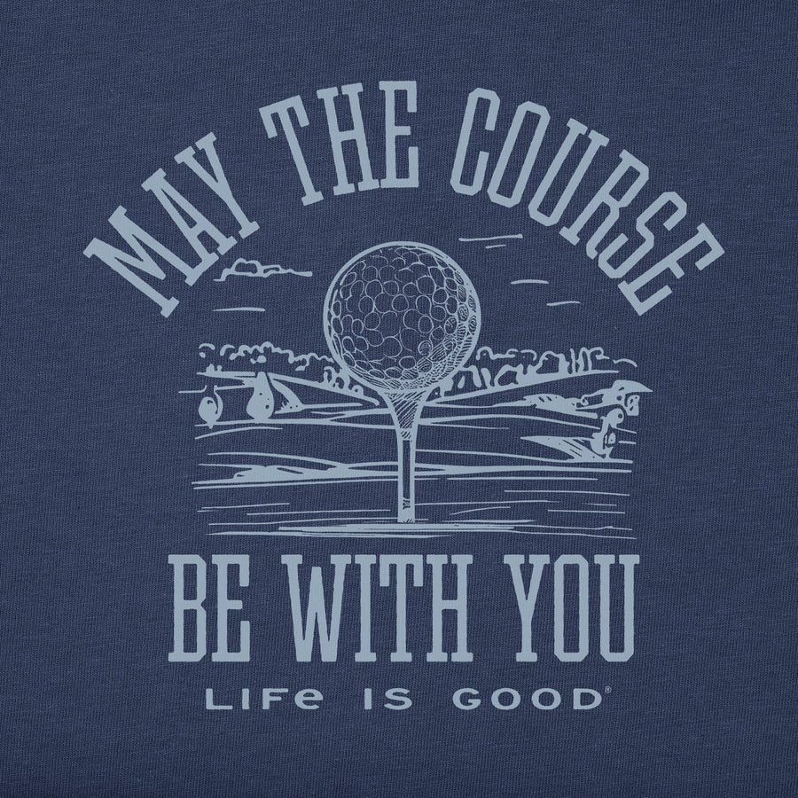 Life is Good Men's May the Course be With You Golf Crusher Tee