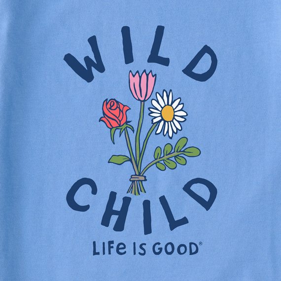 Life is Good Toddler Wild Child Wildflowers Crusher Tee