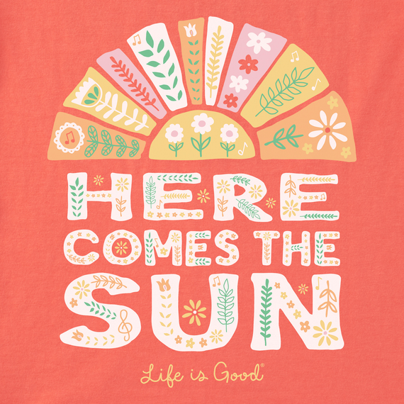 Life is Good Women's Nordic Here Comes the Sun Crusher Tee