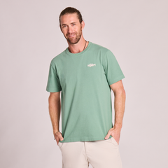 Life is Good Men's Bass Fish Crusher Tee