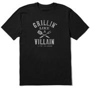 Life is Good Men's Grillin' Like a Villain Crusher Tee