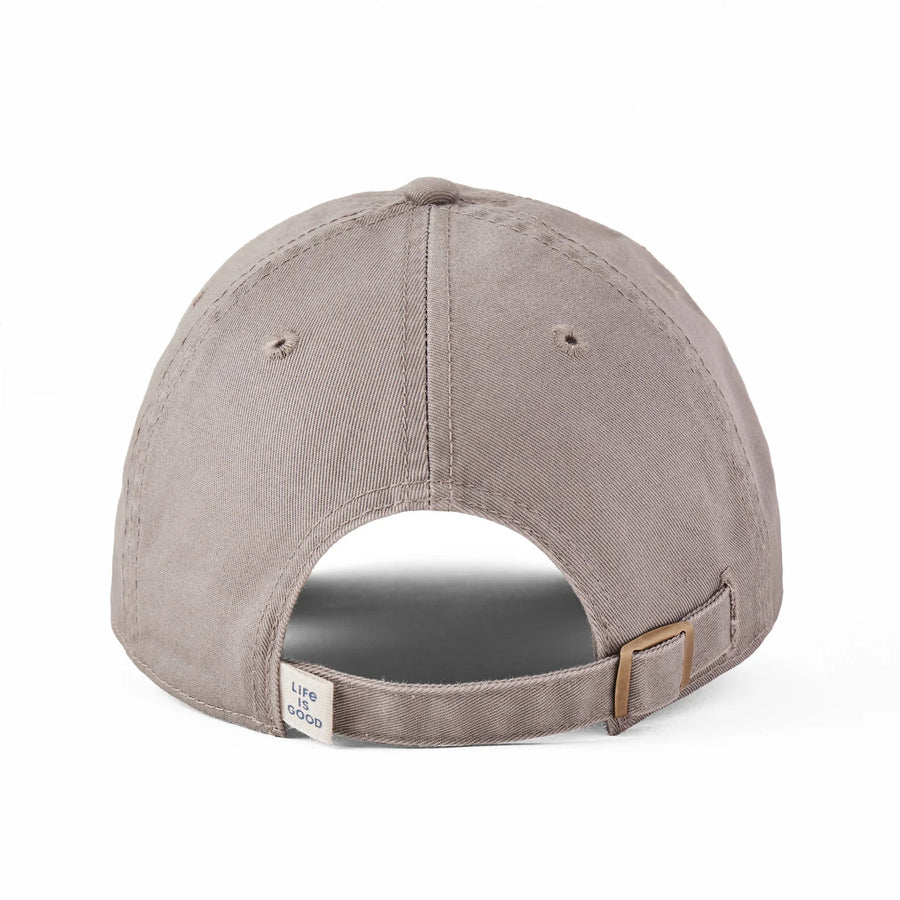 Life is Good Vintage Wordmark Stacked Chill Cap