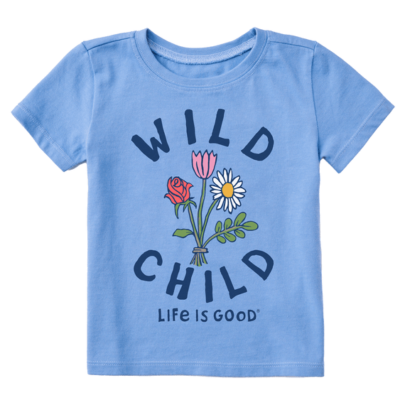 Life is Good Toddler Wild Child Wildflowers Crusher Tee