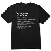 Life is Good Men's Beer Defined Crusher Tee