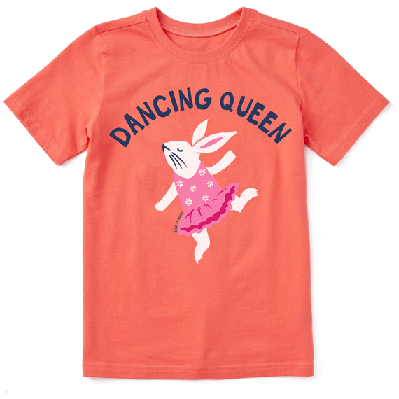 Life is Good Kids Dancing Queen Bunny Crusher Tee