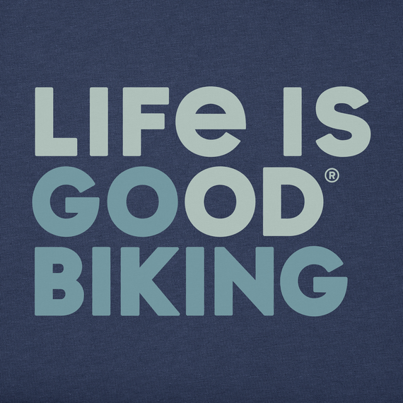 Life is Good Men's Life is Good Go Biking Crusher Tee