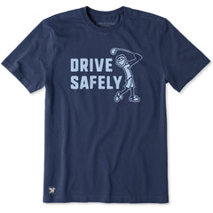 Life is Good Men's Drive Safely Jake Crusher Tee
