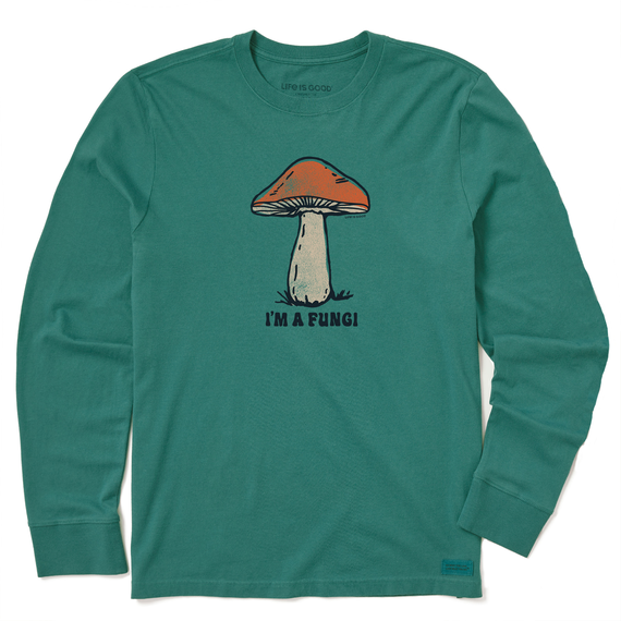 Life is God Men's I'm a Fungi Long Sleeve Crusher Tee