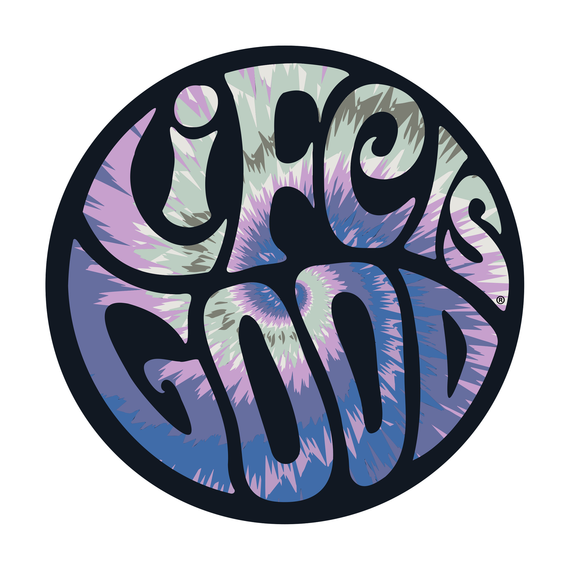 Life is Good Groovy Tie Dye LIG Magnet