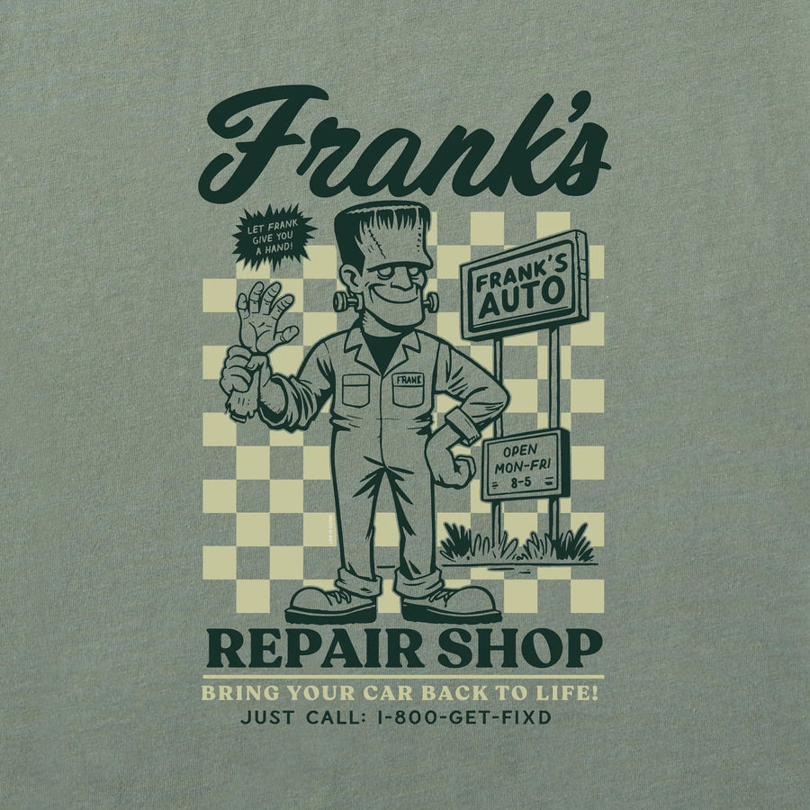 Life is Good Men's Frank's Repair Shop Long Sleeve Crusher Tee