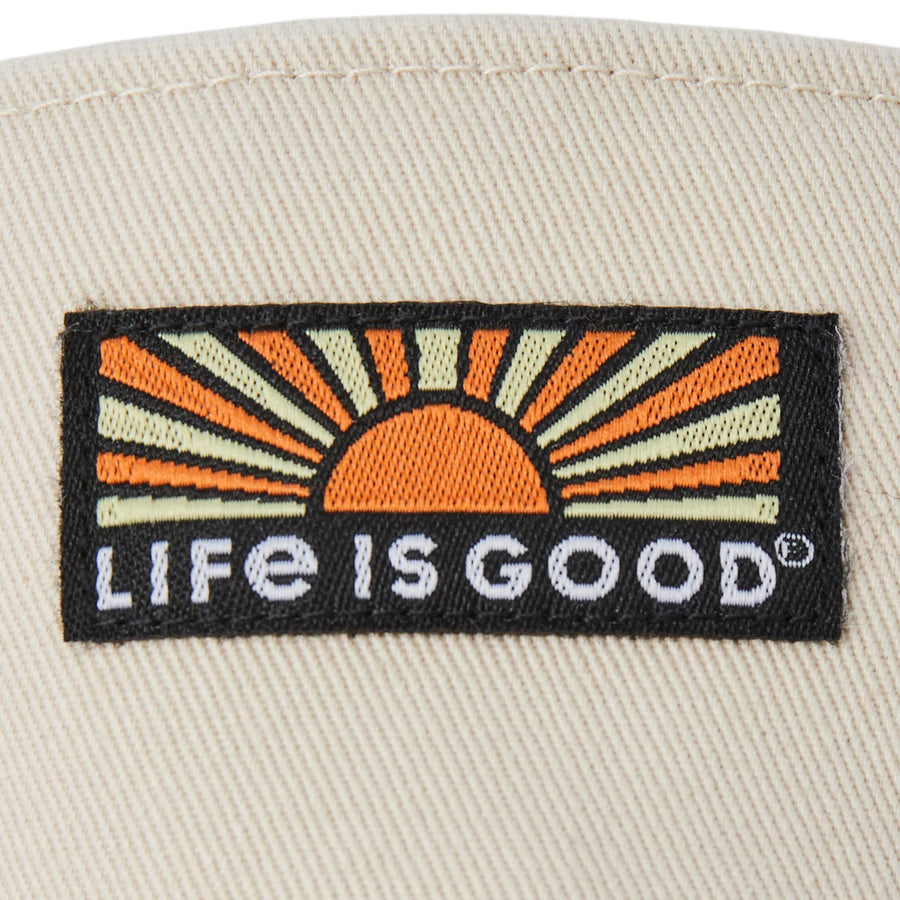 Life is Good Retro Sunburst Chill Cap Visor