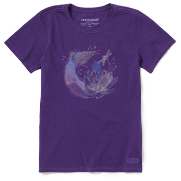 Life is Good Women's Celestial Dragonfly Crusher Tee