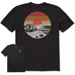 Life is Good Men's 4x4 Sunset Crusher Tee