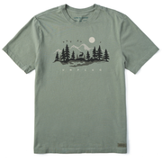 Life is Good Men's Unplug in the Outdoors Crusher Tee