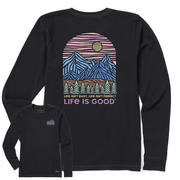 Life is Good Women's Life isn't Easy Long Sleeve Crusher Lite Tee