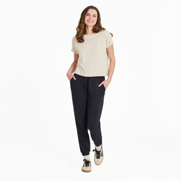 Life is Good Women's Solid Good Vibes Fleece Jogger