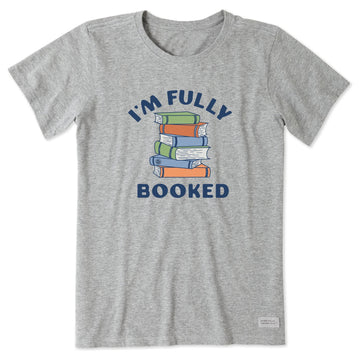 Life is Good Women's I'm Fully Booked Short Sleeve Tee