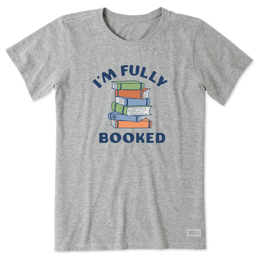 Life is Good Women's I'm Fully Booked Short Sleeve Tee