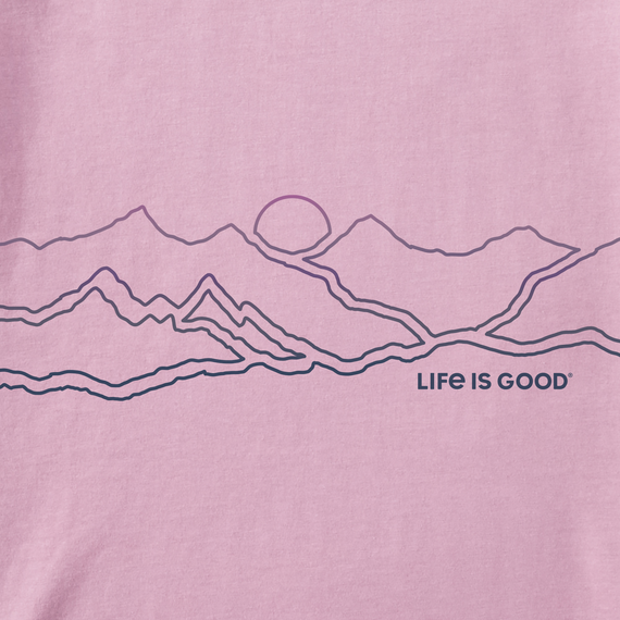 Life is Good Women's Linear Mountainscape Crusher Flex Tunic