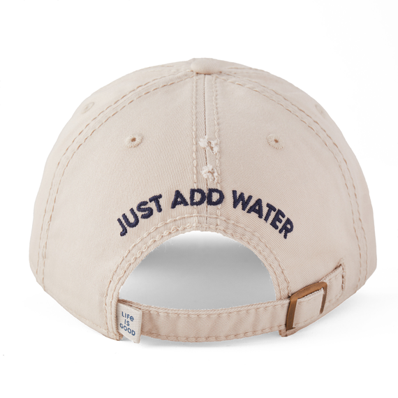 Life is Good Just Add Water Kayak Sunwashed Chill Cap