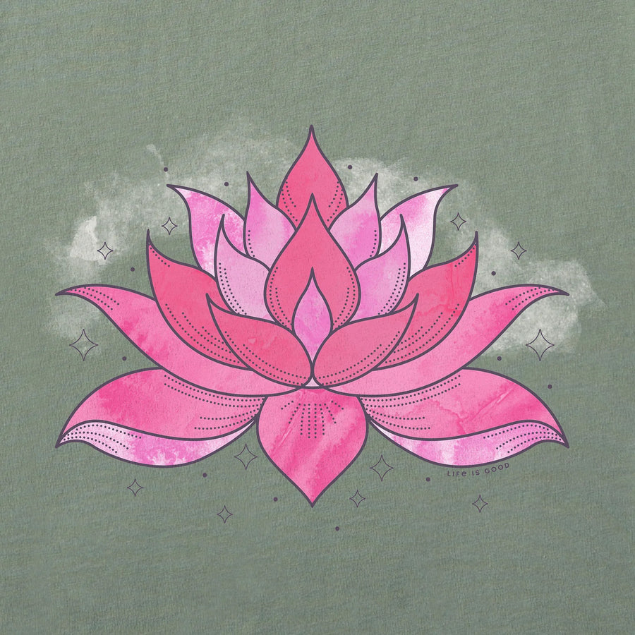 Life is Good Women's Lotus Long Sleeve Crusher Tee