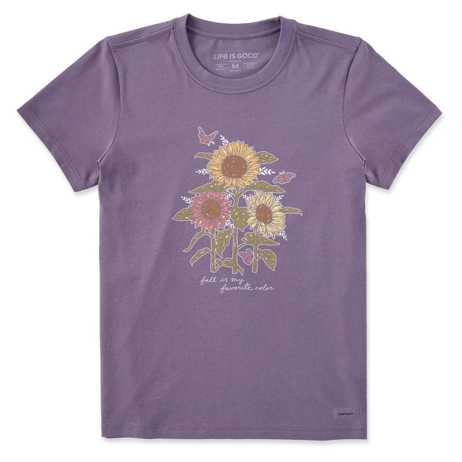 Life is Good Women's Fall is my Favourite Colour Crusher Tee