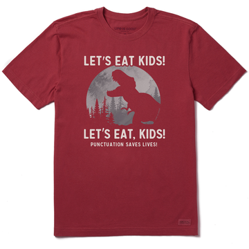 Life is Good Men's Trex Eat Kids Crusher Tee