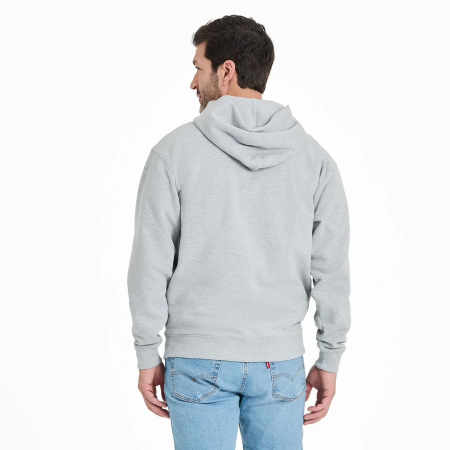 Life is Good Men's Simple Coin Good Vibes Fleece Hoodie