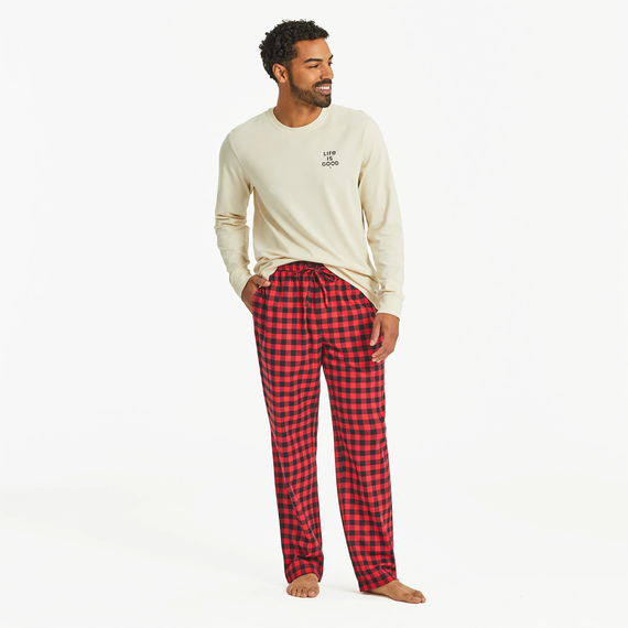 Life is good men's pajamas hotsell