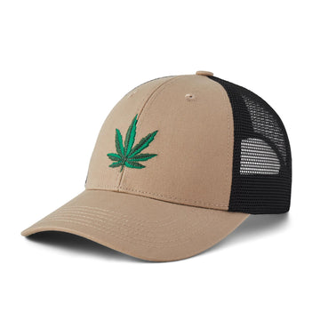 Life is Good Cannabis Trucker Cap