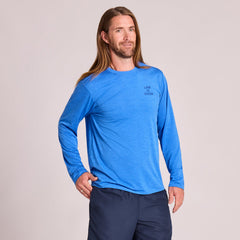 Life is Good Men's Stacked LIG Long Sleeve Sun Crusher Tee