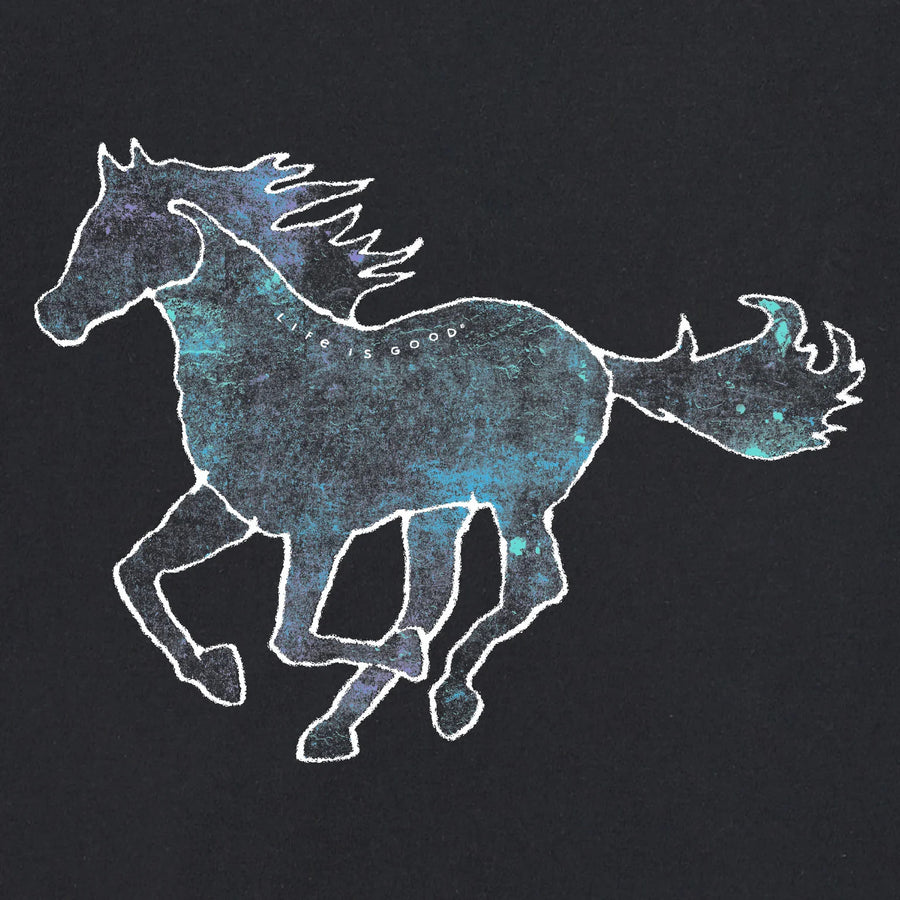 Life is Good Women's Spirit of the Horse Crusher Tee
