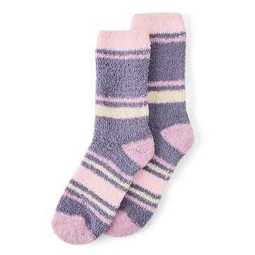 Life is Good Dusk Purple Snuggle Sock