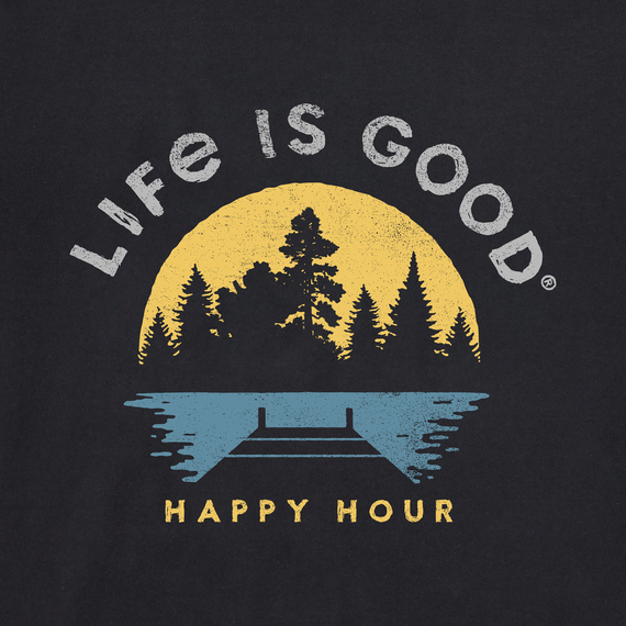 Life is Good Men's Dockside Happy Hour Crusher Tee