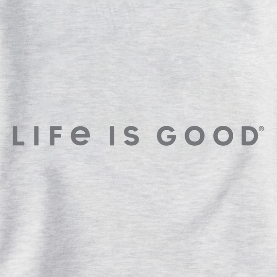 Life is Good Men's Woodblock Mountain Scene Simply True Fleece Hoodie