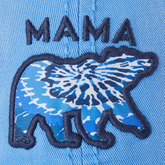 Life is Good Tie Dye Mama Bear Sunwashed Chill Cap