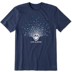Life is Good Men's Jake Music Head Short Sleeve Tee