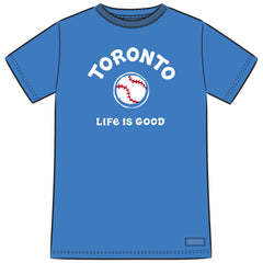 Life is Good Women's Toronto Likes Baseball Crusher Tee