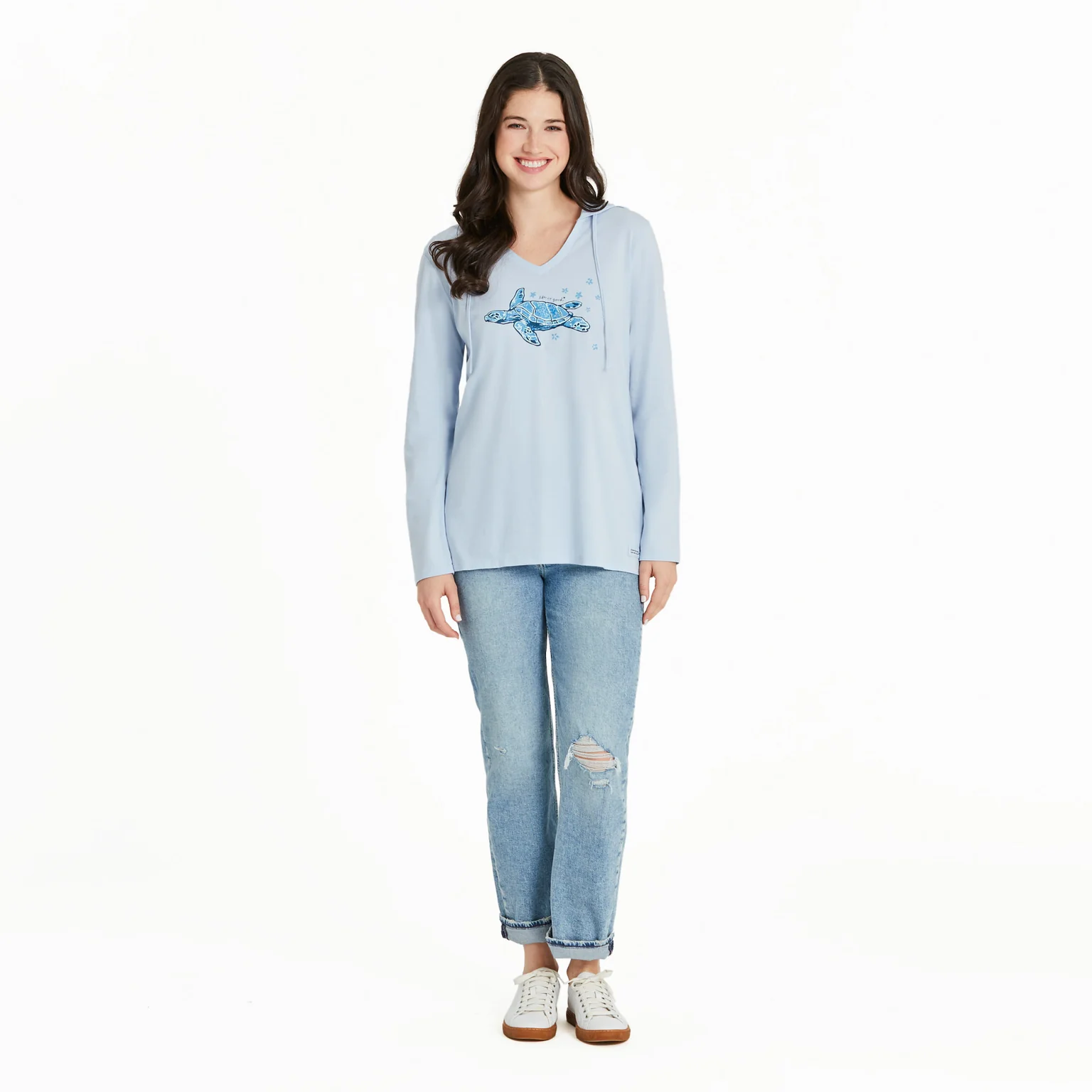 Women's Longsleeve Tees – Good Vibes on Main