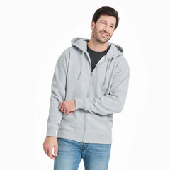 Life is Good Men's Solid Good Vibes Fleece Zip Hoodie
