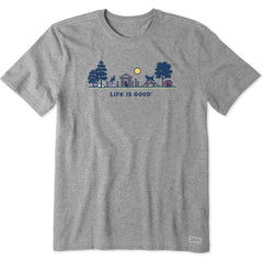 Life is Good Men's Dog Park Vista Short Sleeve Tee