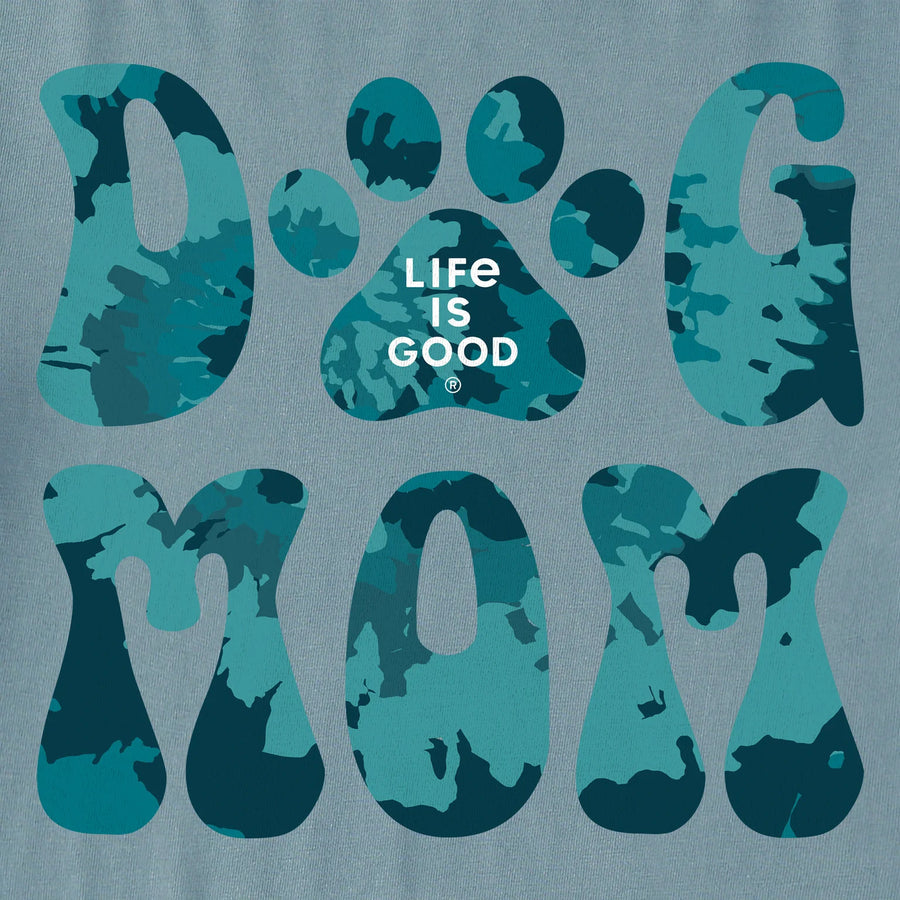 Life is Good Women's Tie Dye Dog Mom Crusher Tee