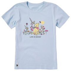 Life is Good Women's Dog Among Wildflowers Crusher Lite Tee
