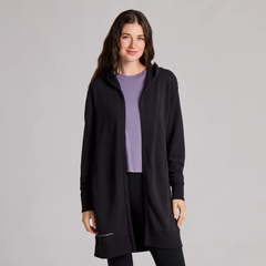Life is Good Women's Solid French Terry Beyond Hip Hoodie